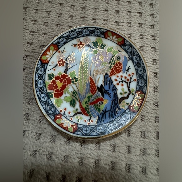 Vintage Miniature Porcelain Oriental Plate (1) - Picture 1 of 3
